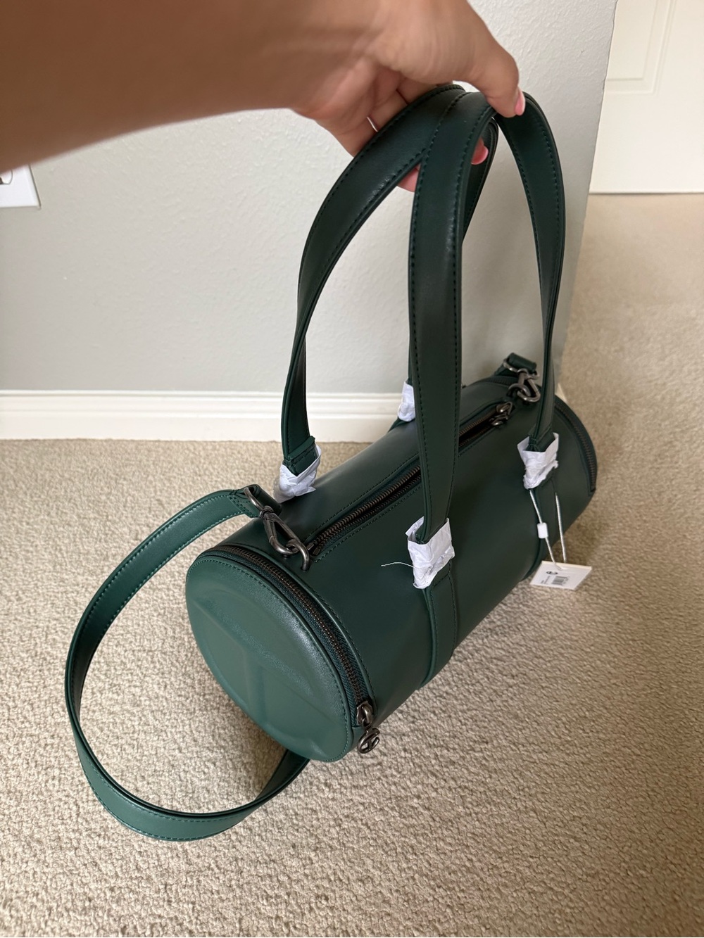 NWT telfar dark olive medium duffle